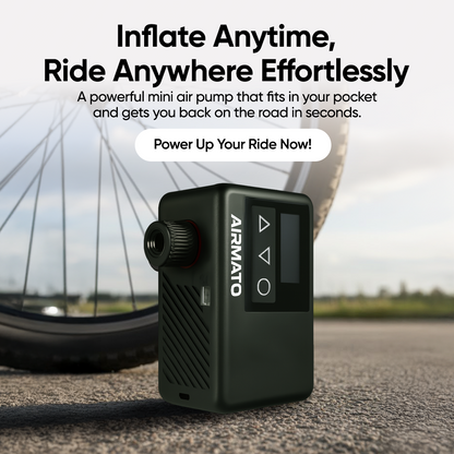 AIRMATO Mini Electric Air Pump for Bicycle